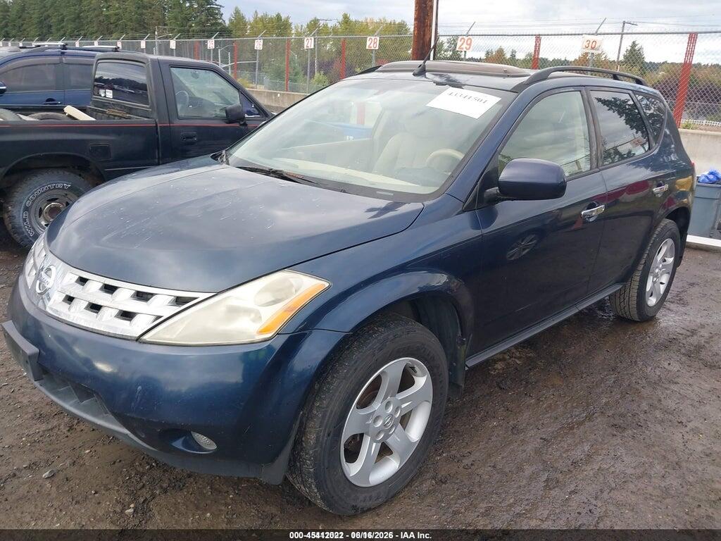 JN8AZ08TX5W312523 2005 NISSAN MURANO photo no. 2