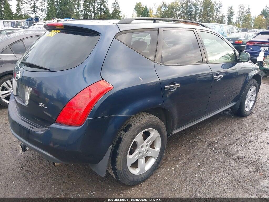 JN8AZ08TX5W312523 2005 NISSAN MURANO photo no. 4