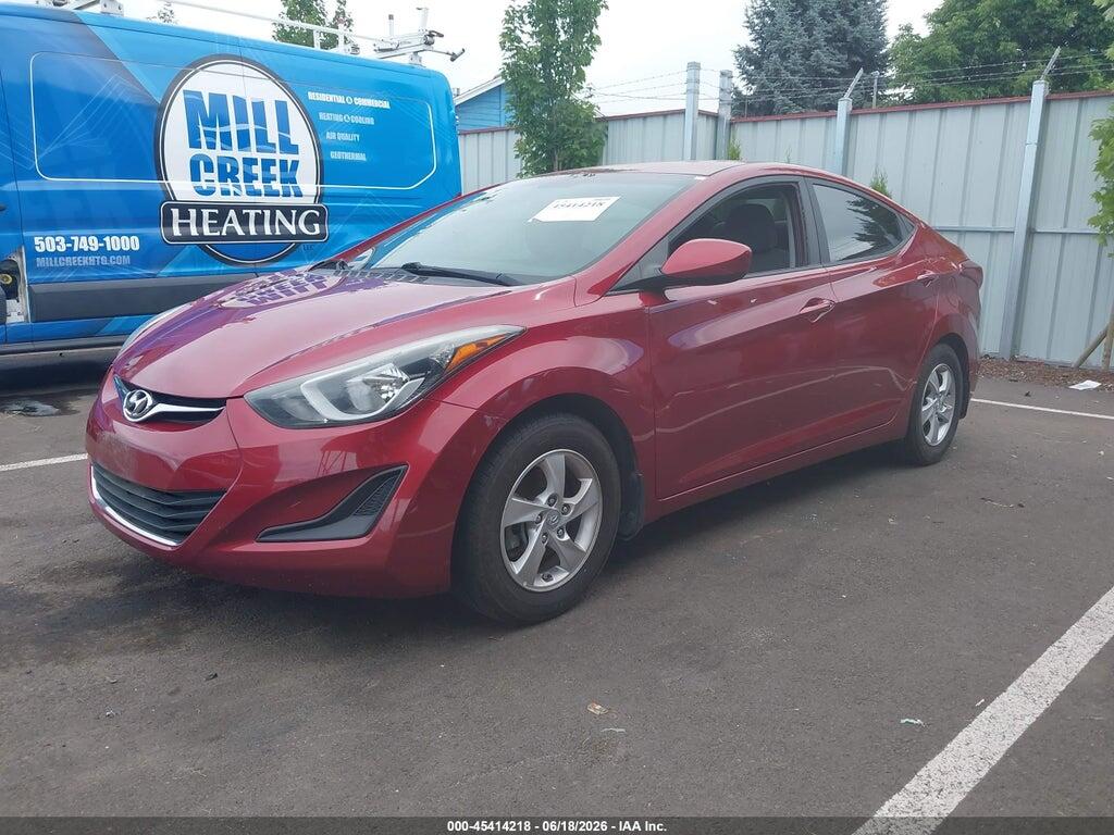 5NPDH4AE4FH549594 2015 HYUNDAI ELANTRA photo no. 2
