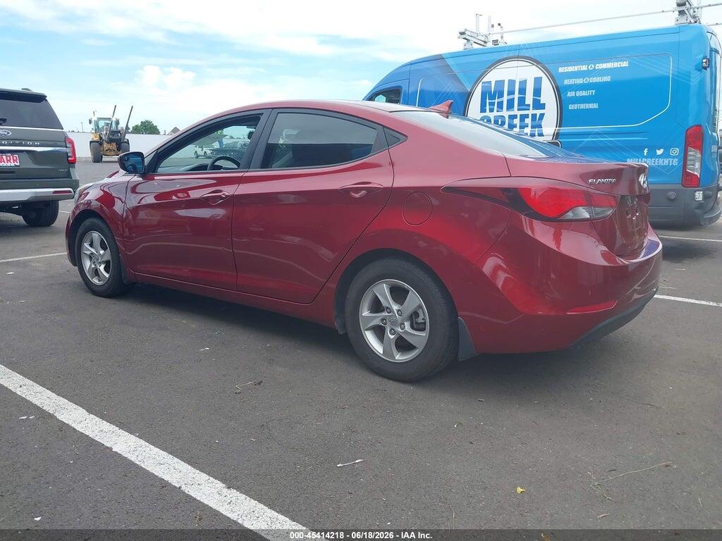 5NPDH4AE4FH549594 2015 HYUNDAI ELANTRA photo no. 3