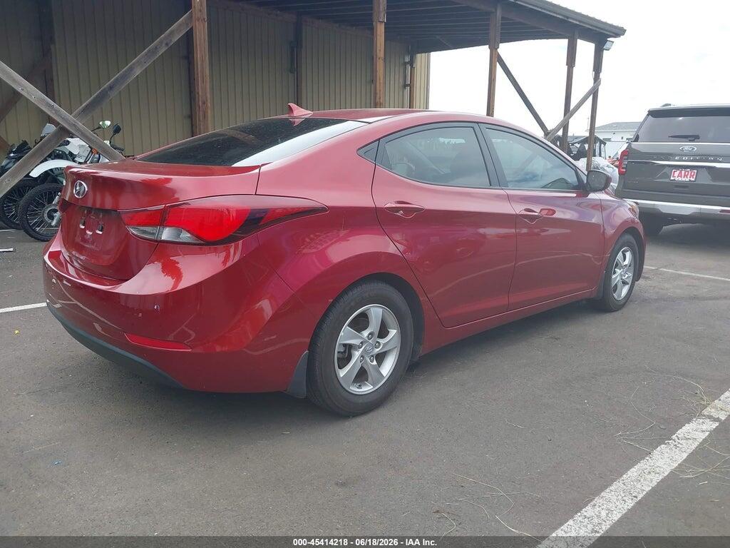 5NPDH4AE4FH549594 2015 HYUNDAI ELANTRA photo no. 4