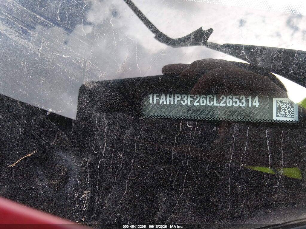 1FAHP3F26CL265314 2012 FORD FOCUS photo no. 9