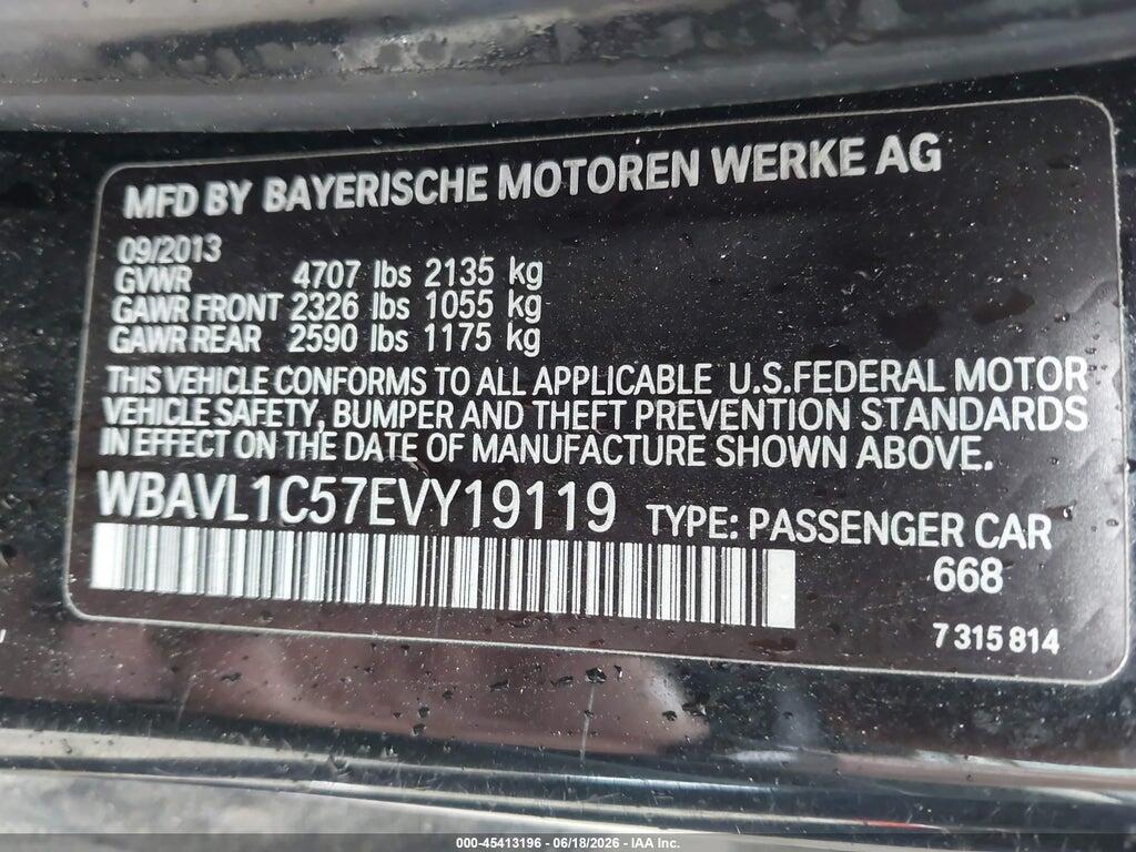 WBAVL1C57EVY19119 2014 BMW X1 photo no. 9