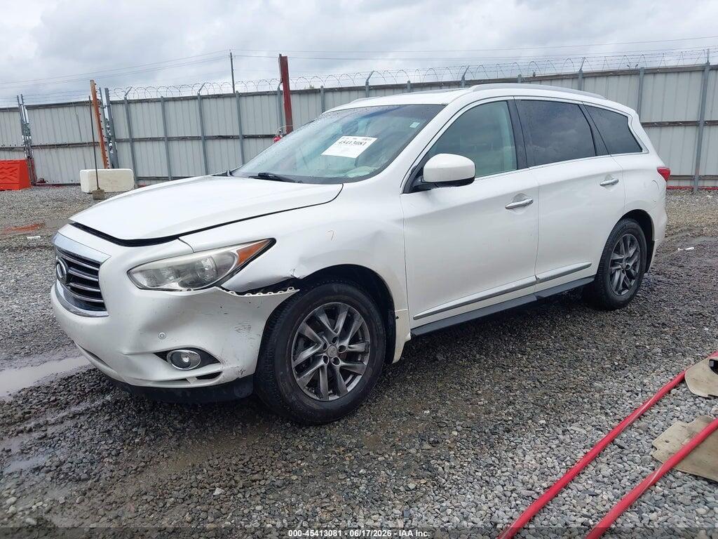 5N1AL0MMXDC348686 2013 INFINITI JX35 photo no. 2