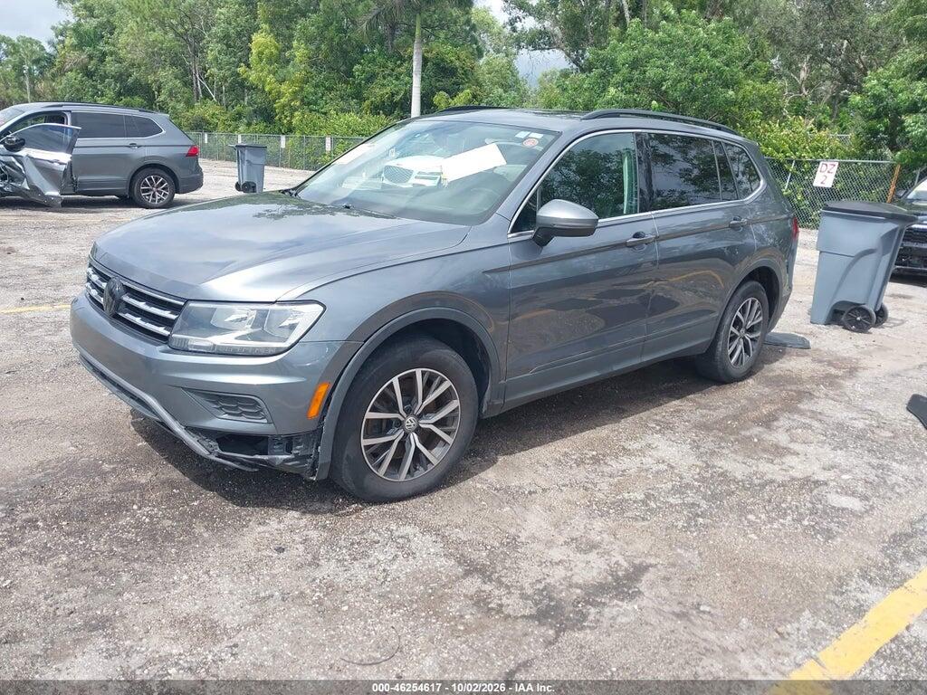 2019 VOLKSWAGEN TIGUAN 2.0T SE/2.0T SEL/2.0T SEL R-LINE/2.0T SEL R-LINE BLACK — Фото 2 из 16