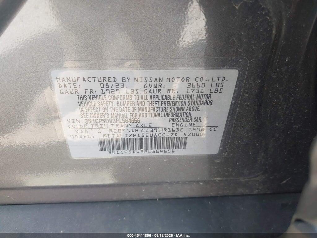 3N1CP5DV3PL564656 2023 NISSAN KICKS photo no. 9
