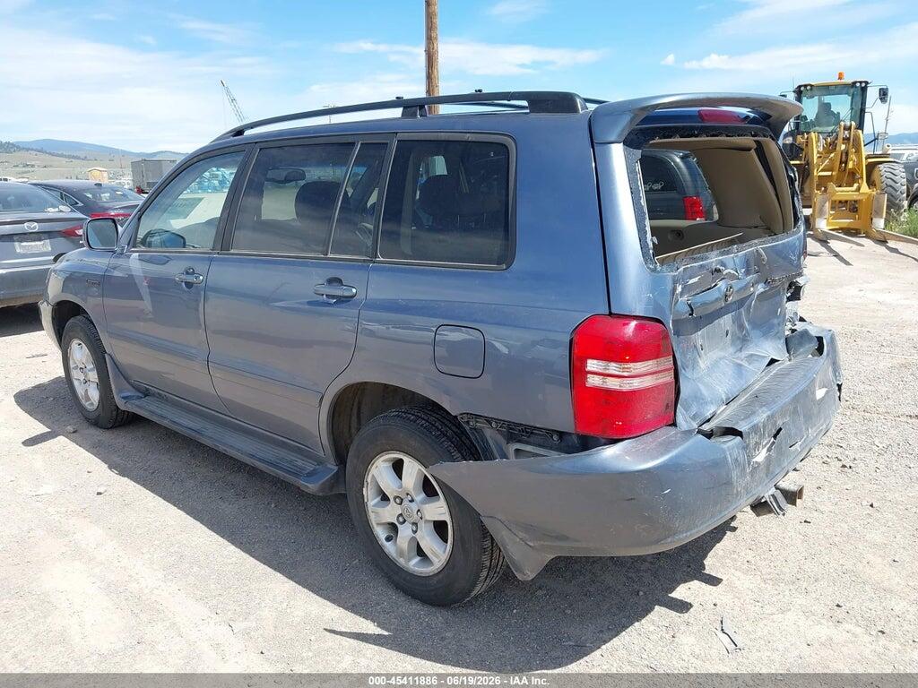 JTEHF21AX20096044 2002 TOYOTA HIGHLANDER photo no. 3