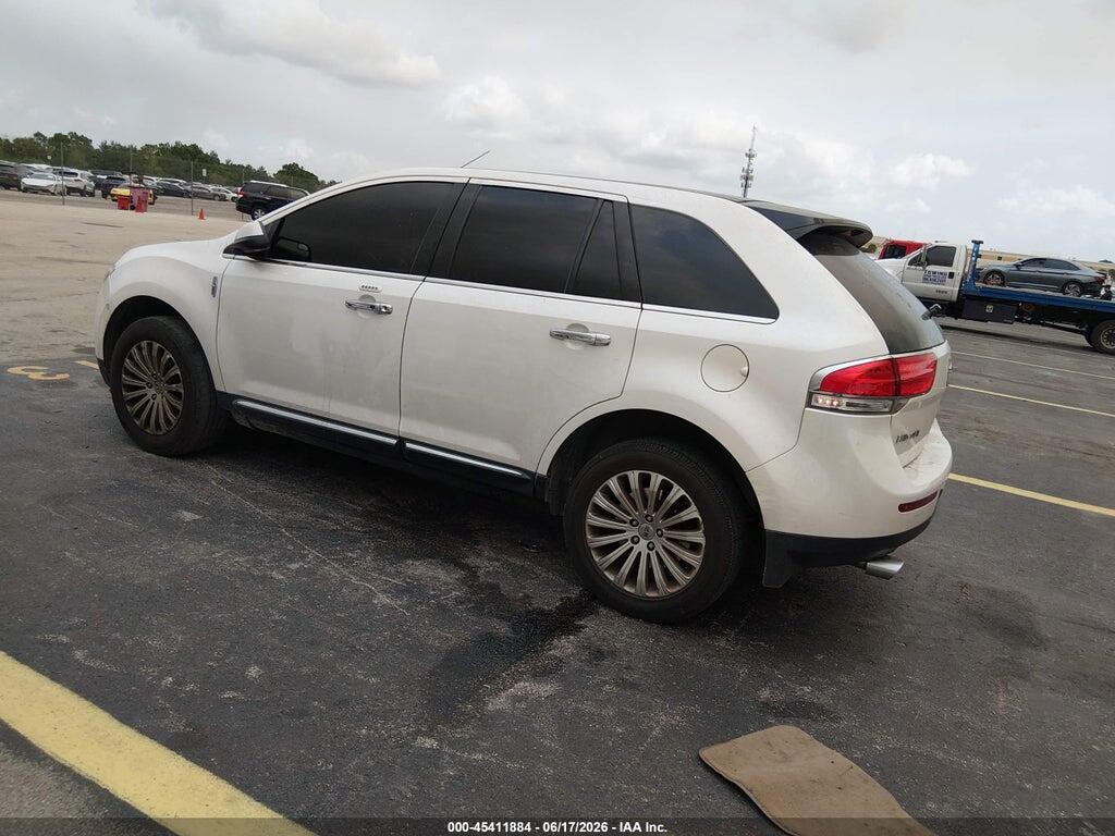 2LMDJ6JK7CBL11719 2012 LINCOLN MKX photo no. 3
