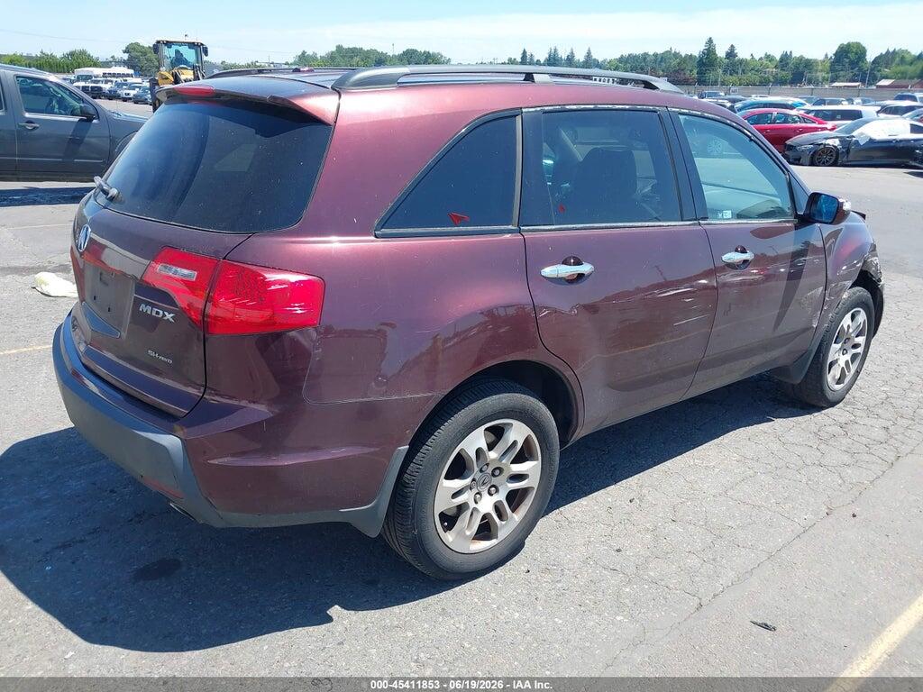 2HNYD28258H507874 2008 ACURA MDX photo no. 4