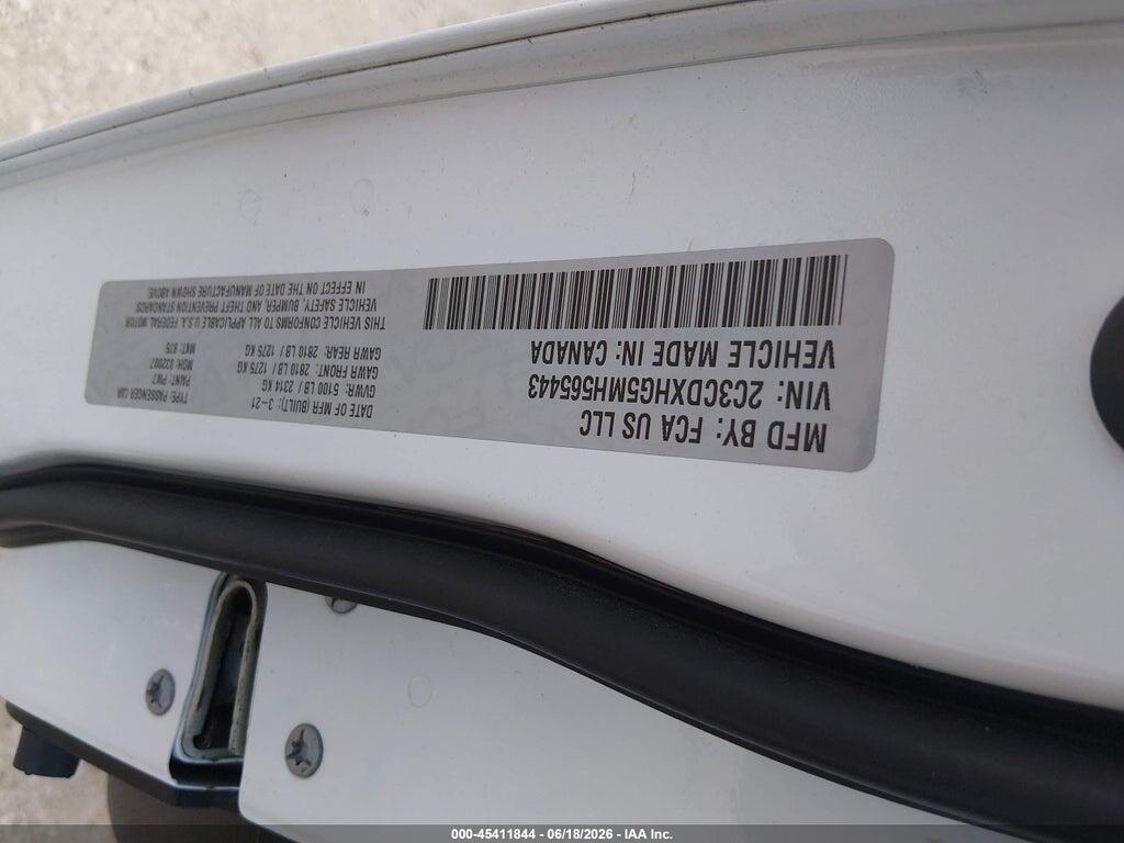 2C3CDXHG5MH565443 2021 DODGE CHARGER photo no. 9