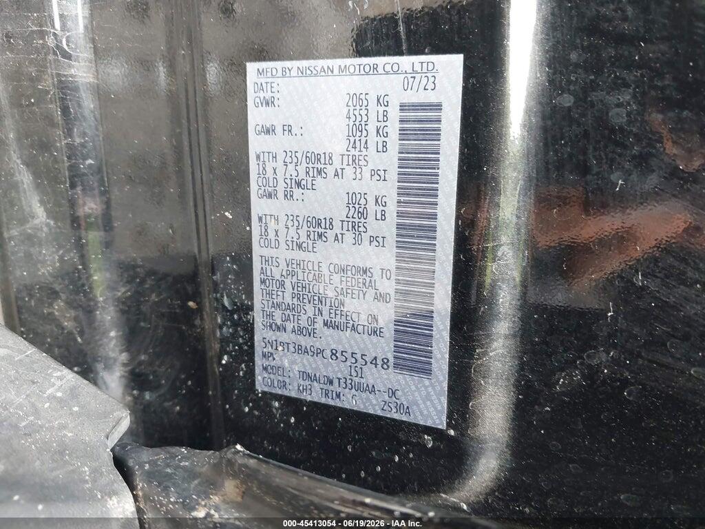 5N1BT3BA9PC855548 2023 NISSAN ROGUE photo no. 9