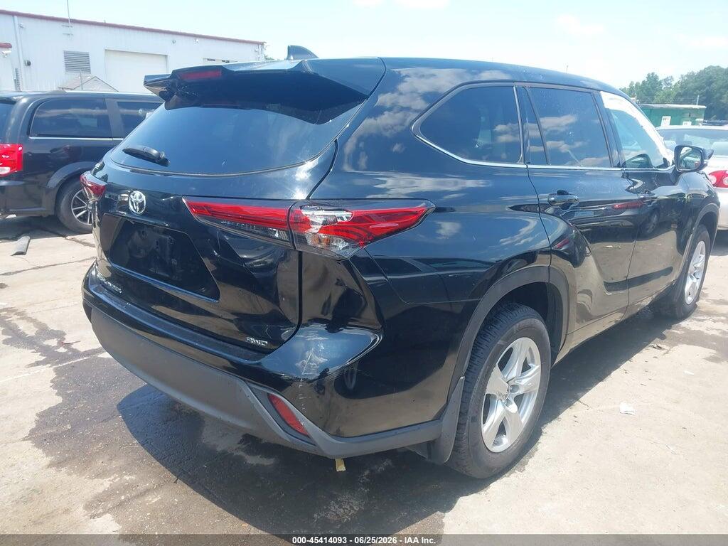 5TDCZRBH9NS561117 2022 TOYOTA HIGHLANDER photo no. 4