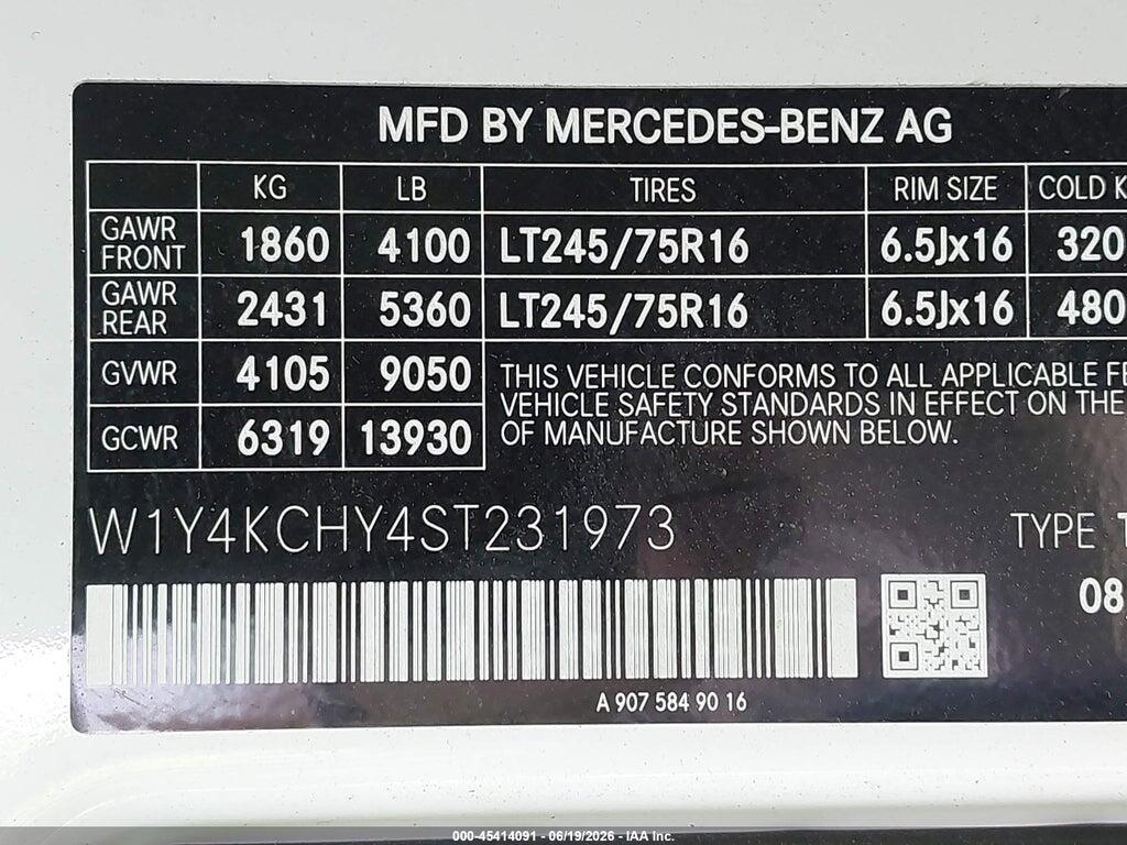W1Y4KCHY4ST231973 2025 MERCEDES-BENZ SPRINTER 2500 photo no. 8