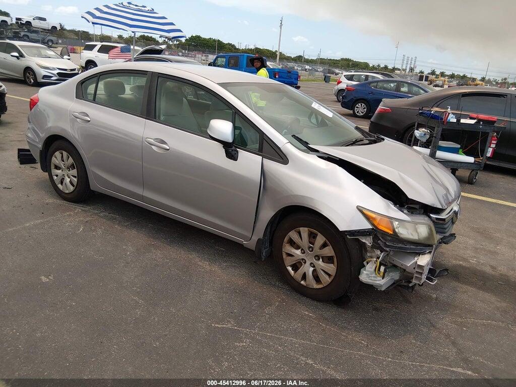 2HGFB2F50CH327857 2012 HONDA CIVIC photo no. 1