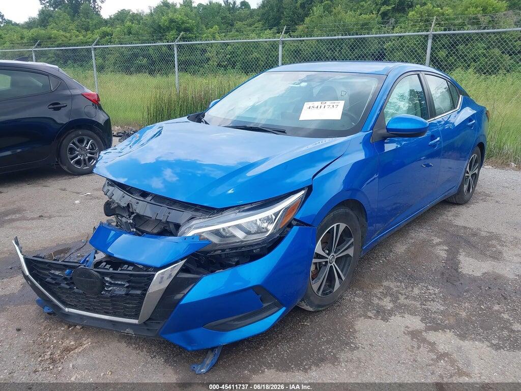 3N1AB8CV2NY317329 2022 NISSAN SENTRA photo no. 2