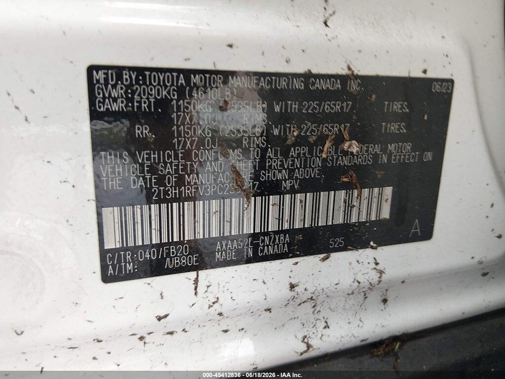2T3H1RFV3PC235717 2023 TOYOTA RAV4 photo no. 9