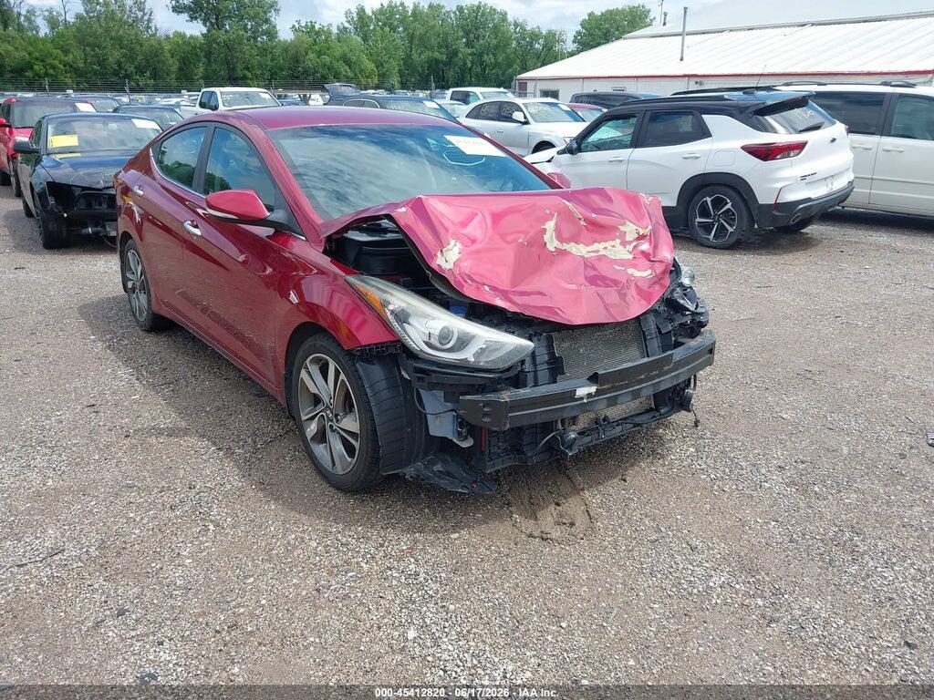 5NPDH4AE7EH533128 2014 HYUNDAI ELANTRA photo no. 1