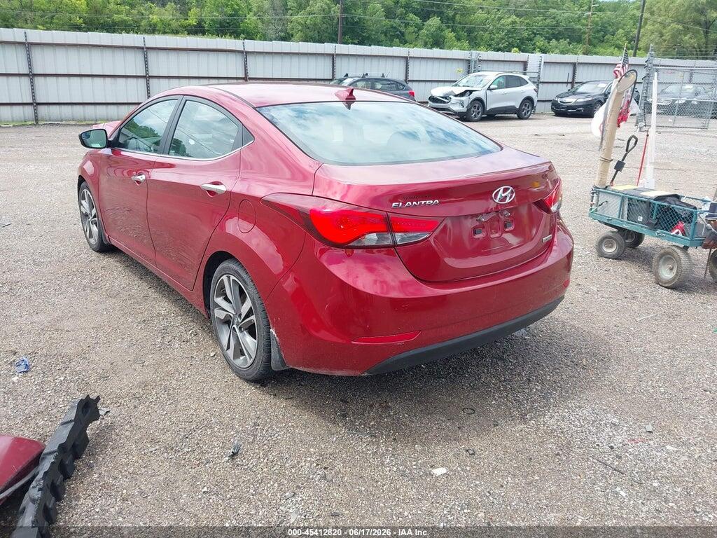 5NPDH4AE7EH533128 2014 HYUNDAI ELANTRA photo no. 3