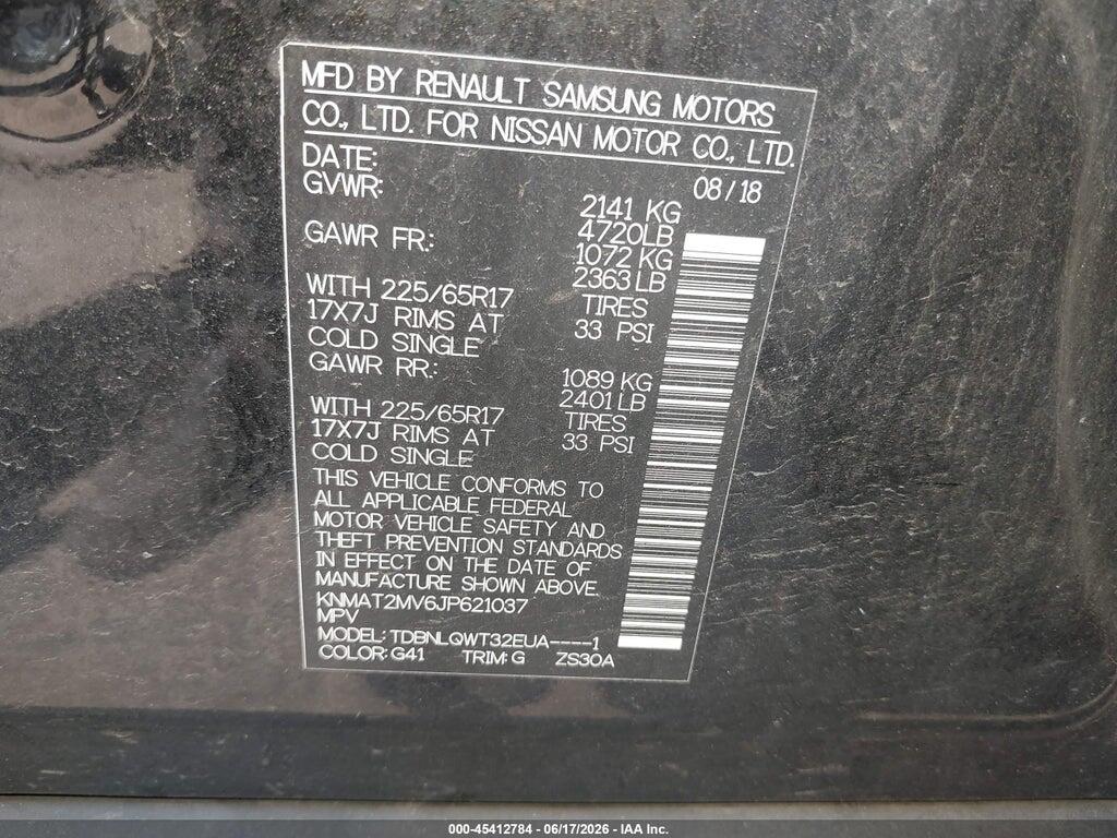 KNMAT2MV6JP621037 2018 NISSAN ROGUE photo no. 9
