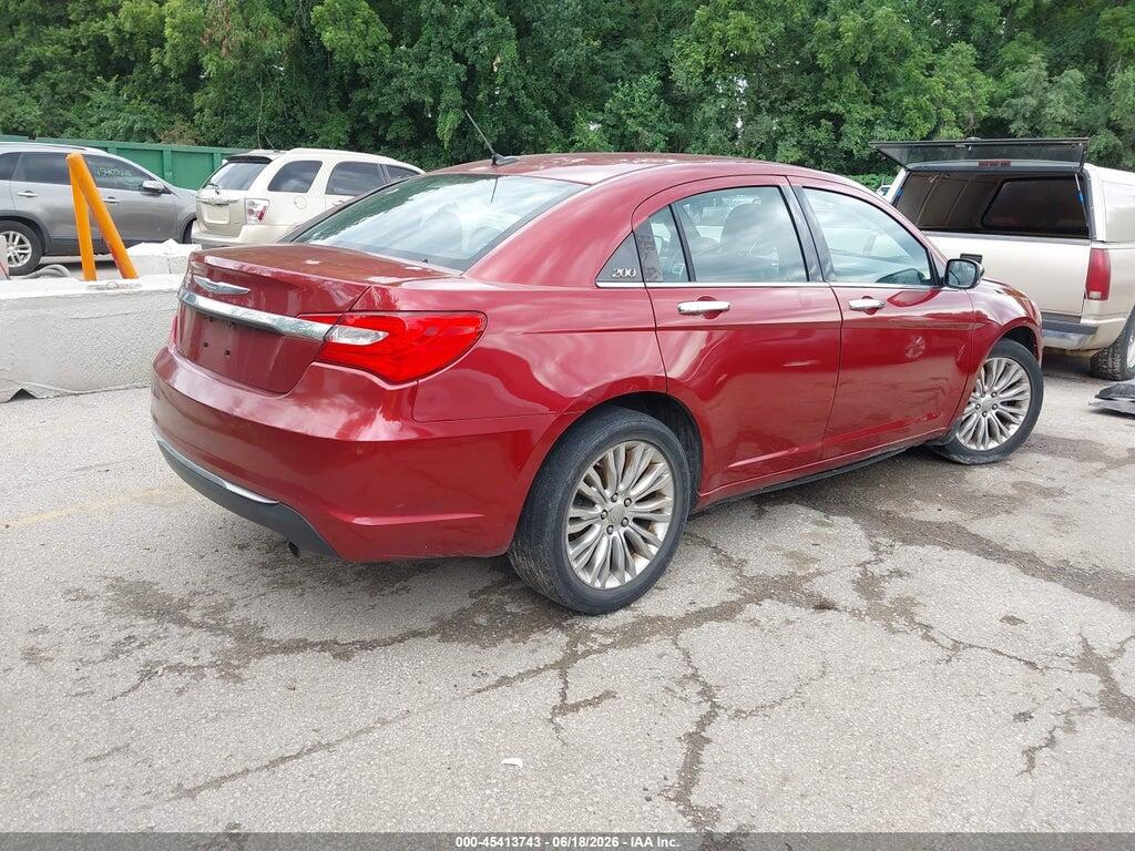 1C3CCBCB5CN143227 2012 CHRYSLER 200 photo no. 4