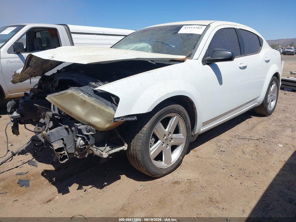 1C3CDZABXDN725382 2013 DODGE AVENGER photo no. 2