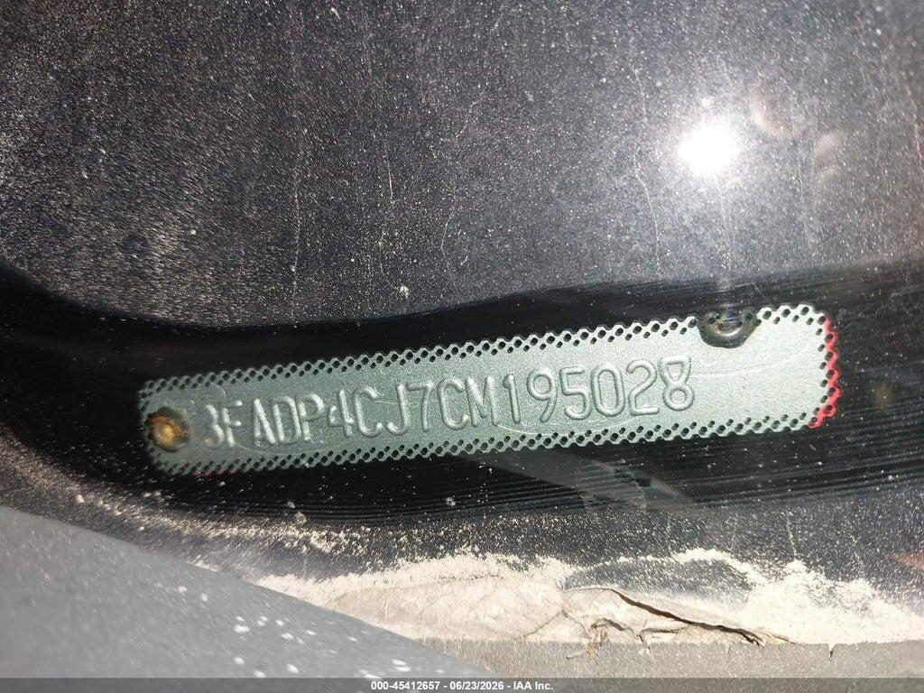 3FADP4CJ7CM195028 2012 FORD FIESTA photo no. 9
