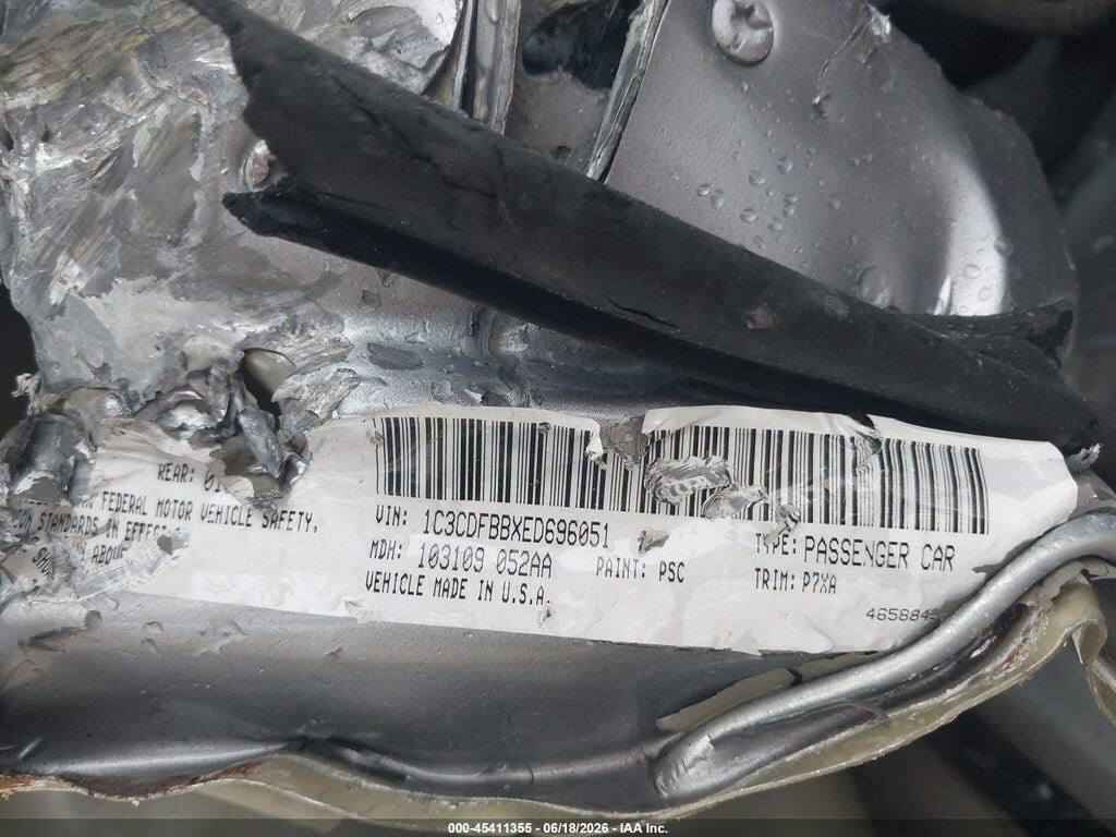 1C3CDFBBXED696051 2014 DODGE DART photo no. 9