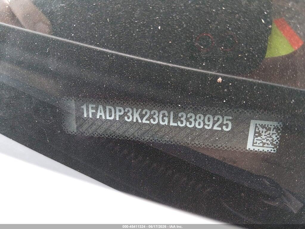 1FADP3K23GL338925 2016 FORD FOCUS photo no. 9
