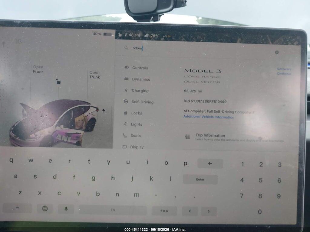 5YJ3E1EB6RF810469 2024 TESLA MODEL 3 photo no. 7