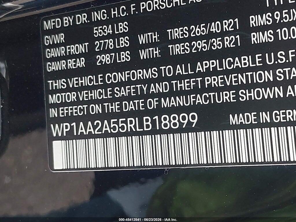 WP1AA2A55RLB18899 2024 PORSCHE MACAN photo no. 9