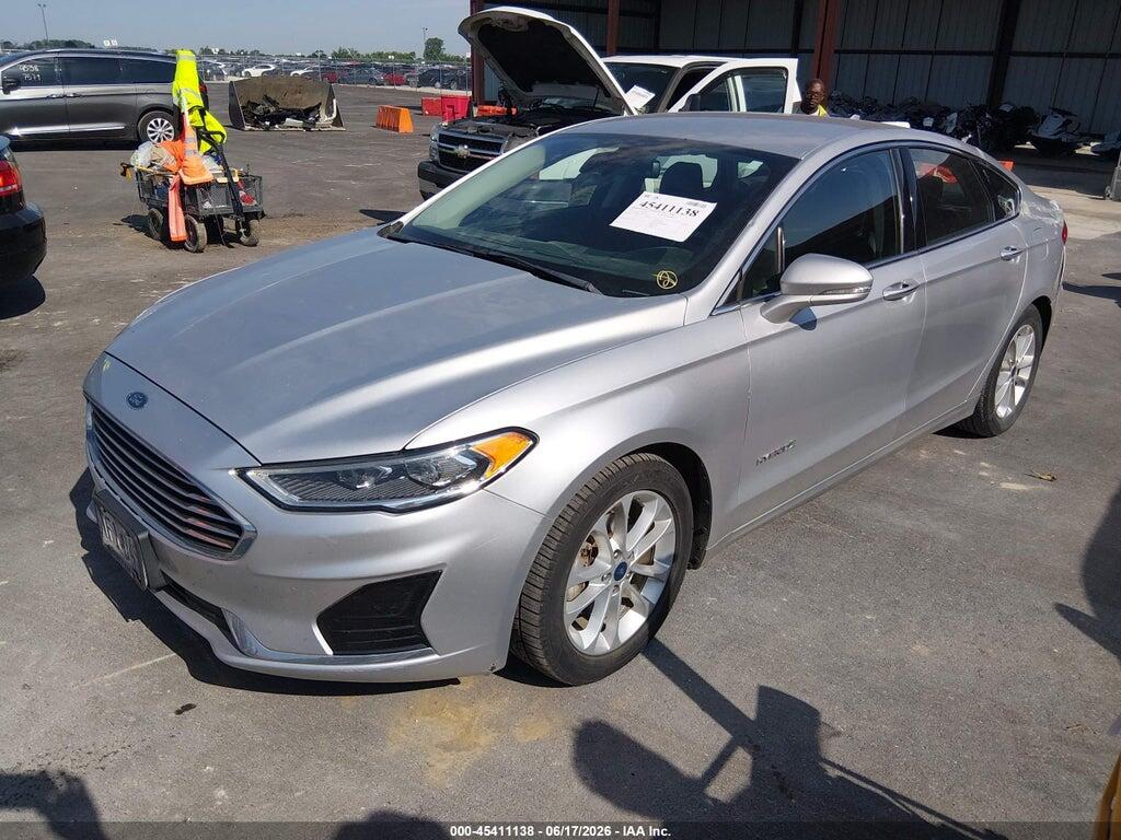 3FA6P0MUXKR202923 2019 FORD FUSION HYBRID photo no. 2