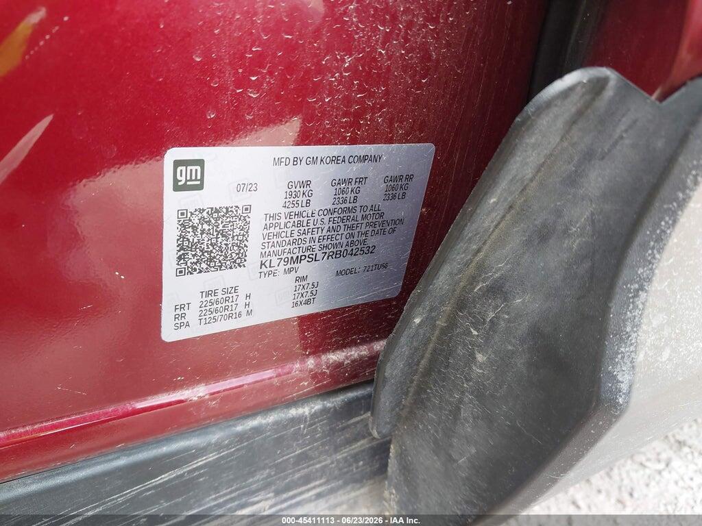 KL79MPSL7RB042532 2024 CHEVROLET TRAILBLAZER photo no. 9