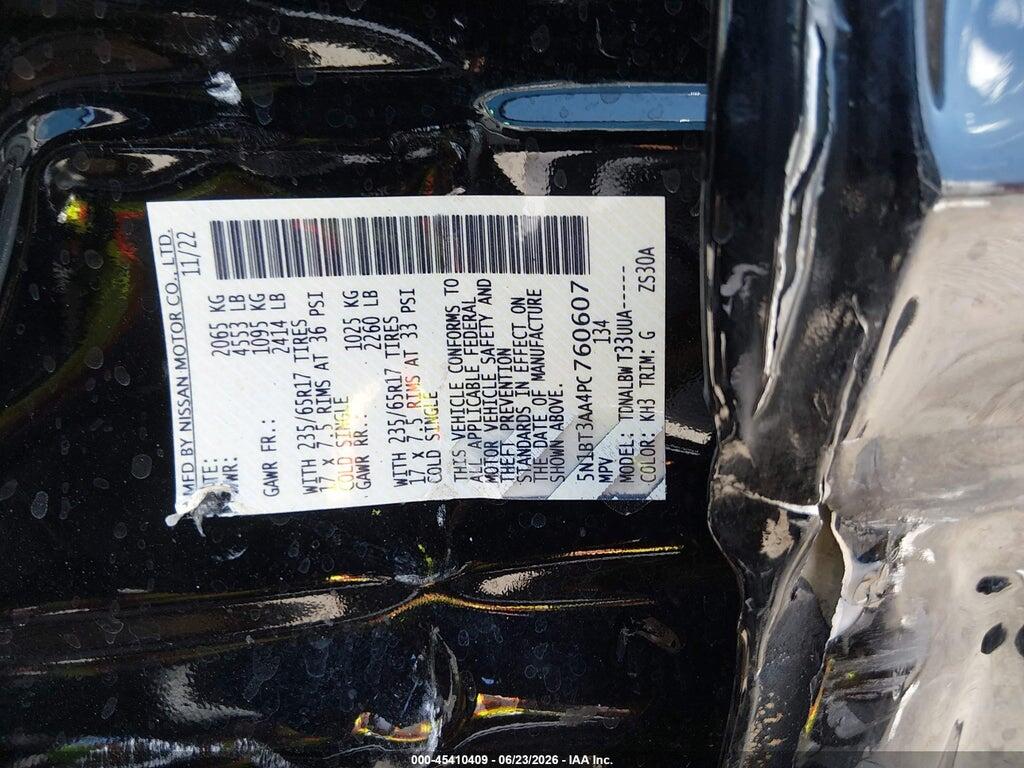 5N1BT3AA4PC760607 2023 NISSAN ROGUE photo no. 9