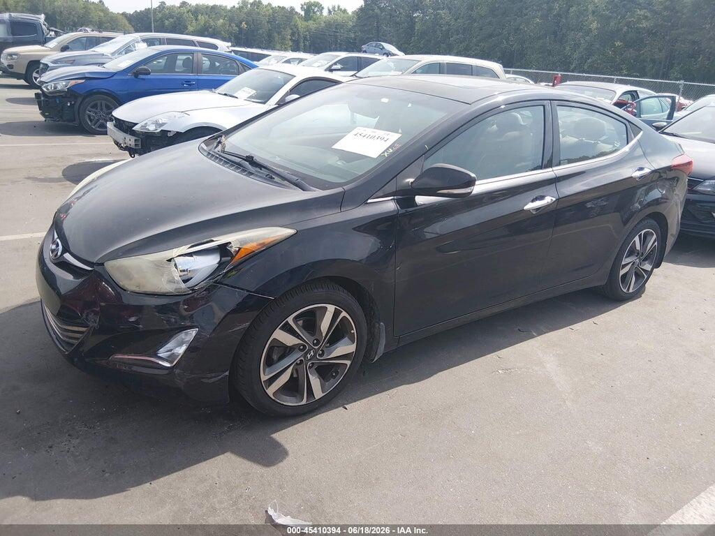 5NPDH4AE0FH549656 2015 HYUNDAI ELANTRA photo no. 2