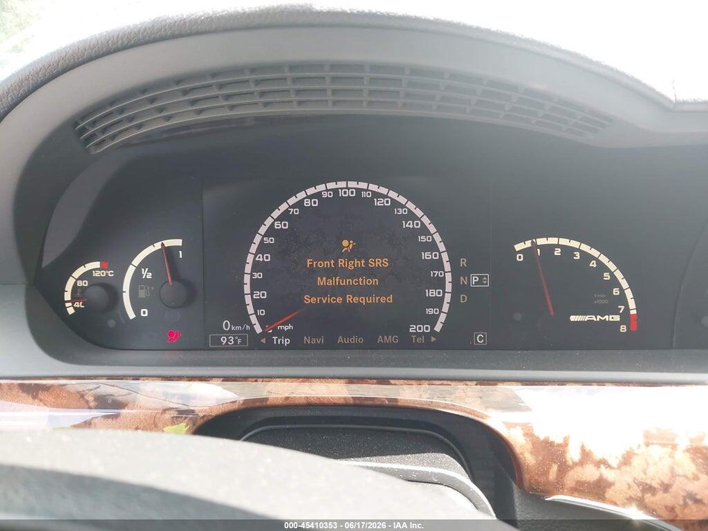 WDDNG77X68A189195 2008 MERCEDES-BENZ S 63 AMG photo no. 7