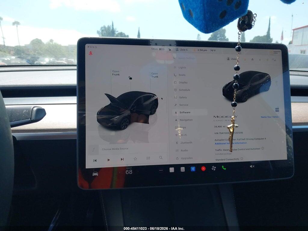 7SAYGDED0RF207216 2024 TESLA MODEL Y photo no. 7