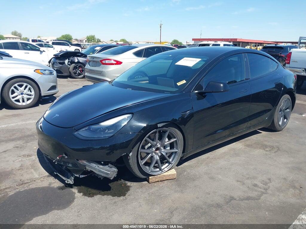 5YJ3E1EAXMF062115 2021 TESLA MODEL 3 photo no. 2