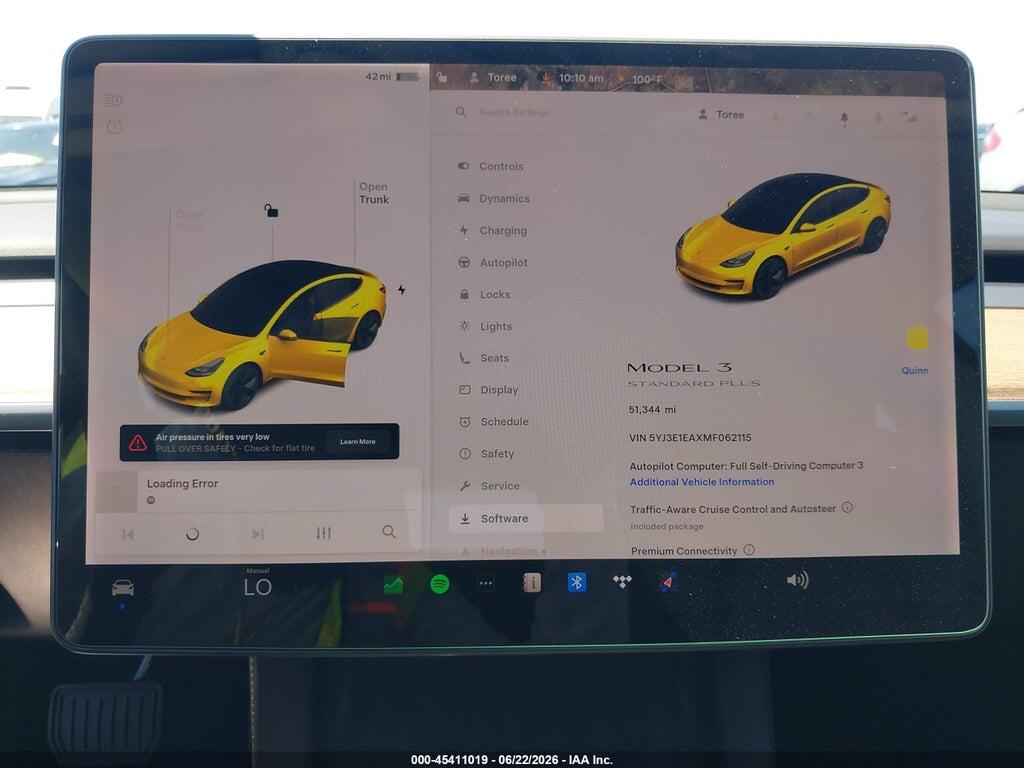 5YJ3E1EAXMF062115 2021 TESLA MODEL 3 photo no. 7