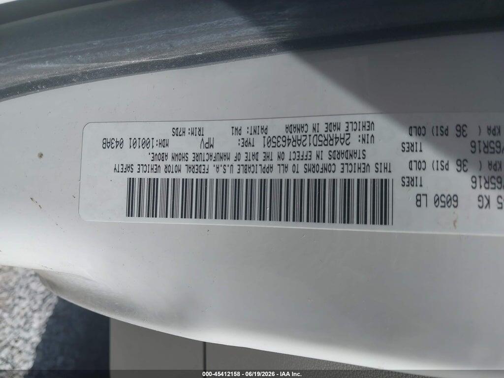 2A4RR5D12AR463501 2010 CHRYSLER TOWN & COUNTRY photo no. 9