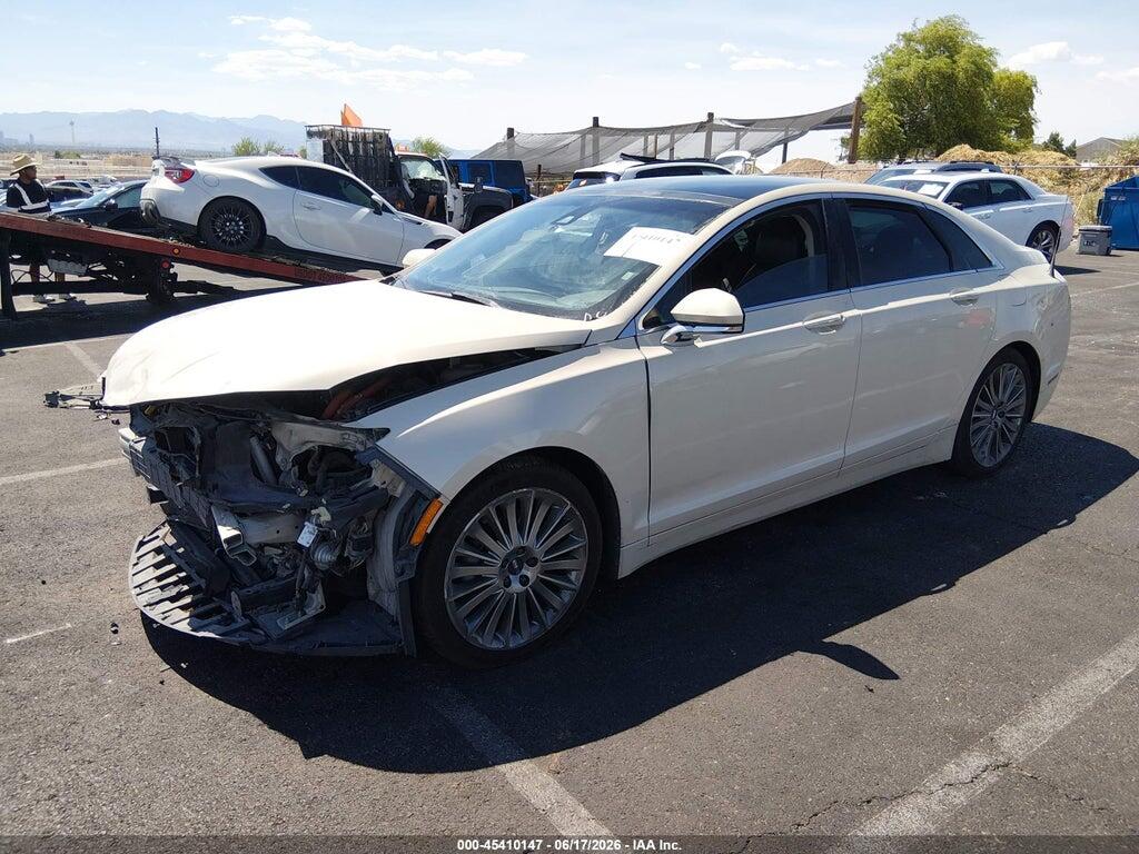 3LN6L2LU8ER816534 2014 LINCOLN MKZ HYBRID photo no. 2