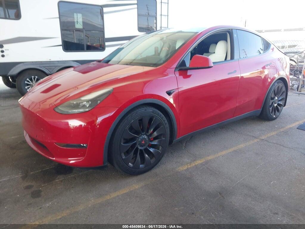 7SAYGDEF7NF340552 2022 TESLA MODEL Y photo no. 2