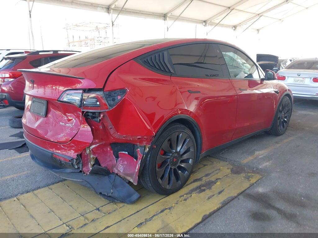 7SAYGDEF7NF340552 2022 TESLA MODEL Y photo no. 4