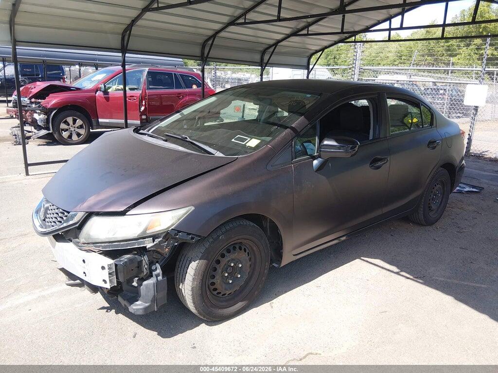 2HGFB2E5XEH507268 2014 HONDA CIVIC photo no. 2