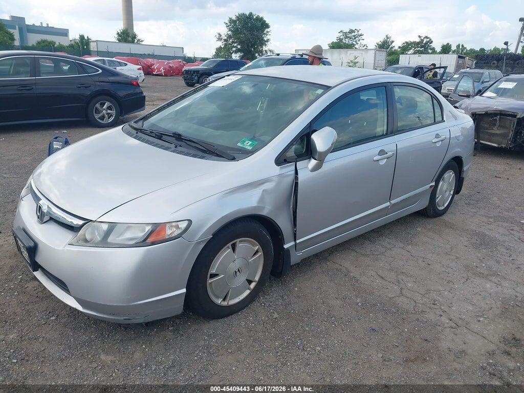 JHMFA36208S030065 2008 HONDA CIVIC HYBRID photo no. 2