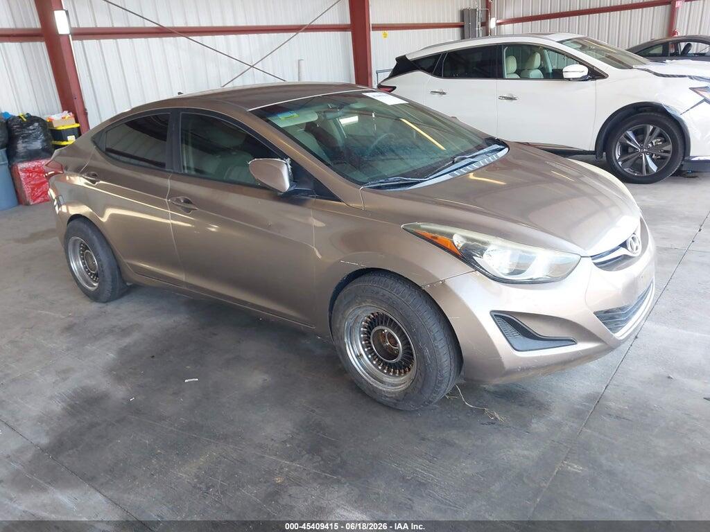 5NPDH4AEXFH574029 2015 HYUNDAI ELANTRA photo no. 1
