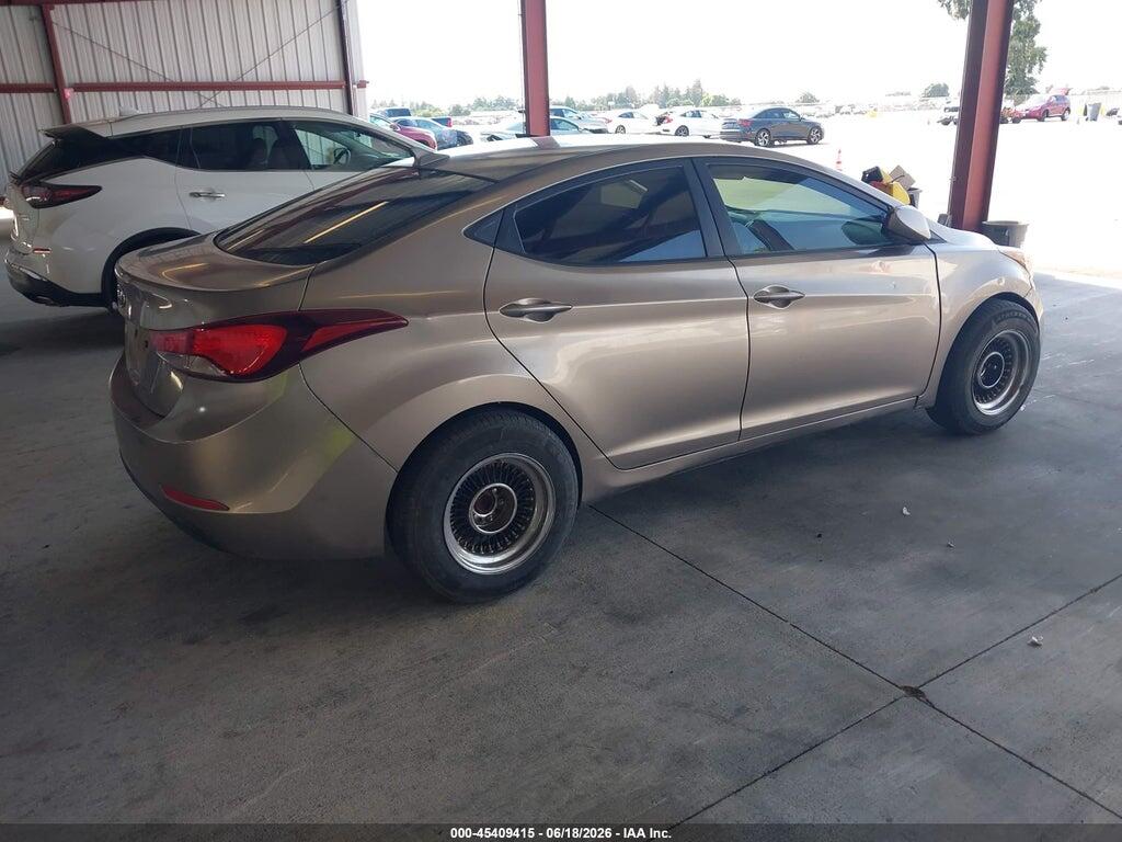 5NPDH4AEXFH574029 2015 HYUNDAI ELANTRA photo no. 4