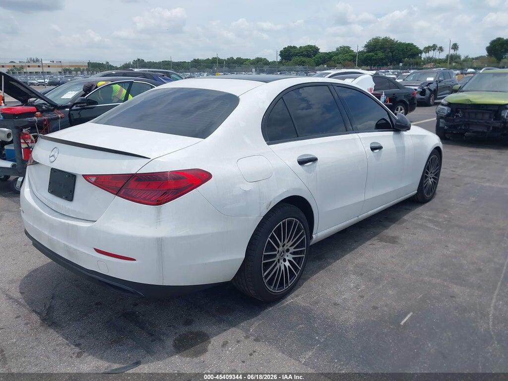 W1KAF4HB1NR050866 2022 MERCEDES-BENZ C 300 photo no. 4