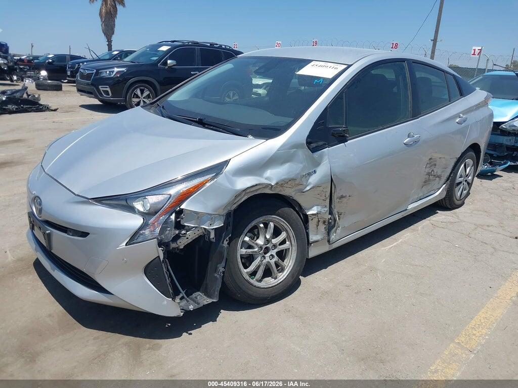 JTDKBRFU4H3047740 2017 TOYOTA PRIUS photo no. 2