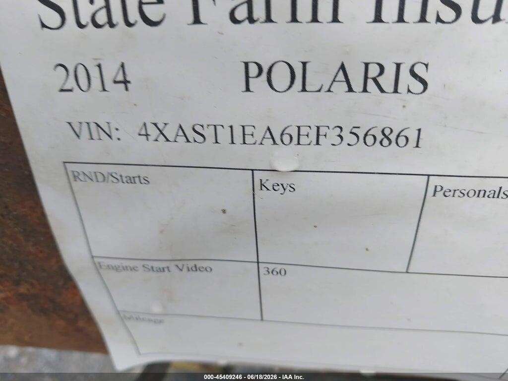 4XAST1EA6EF356861 2014 POLARIS RZR photo no. 10