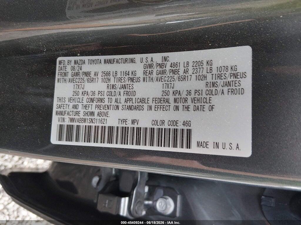 7MMVABBM1SN311621 2025 MAZDA CX-50 photo no. 9